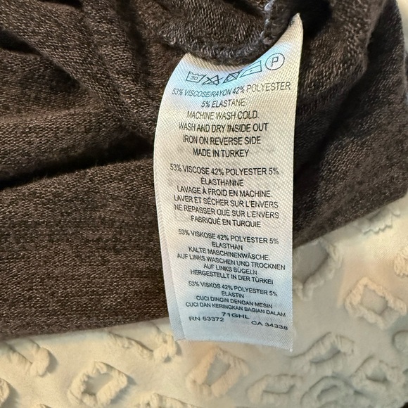 French Connection Gray Sleeveless Sweater Midi Dress With Side Slit. Medium - Picture 8 of 10